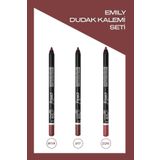Emily Dudak Kalemi 3'lü Set No:203-217-226