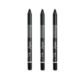 Emily Waterproof Göz Kalemi 3 Adet Siyah Renk Yumuşak Uçlu Kolay Uygulama