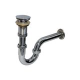 Emin Aksesuar Krom Lavabo Sifonu Stoplu Pop-Up Q 32MM