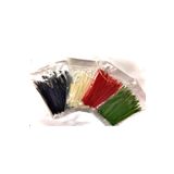 EMİN Beyaz 2.5x100 Kablo Bağı Cırt Klips Plastik Kelepçe 200 Ad