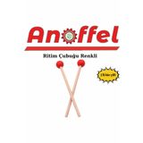 Emin İş Eğitimi Ahşap Ritim Çubuğu Renkli, Davul Tokmağı 1 Set ( 2 Adetten Oluşuyor)