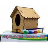 Emin İş Eğitimi Emin İş Eğitim Ahşap Kuş Evi Seti Boyama Etkinlikleri İçin MDF Malzeme ile Hazırlanmış Model