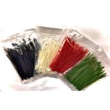 Emin Siyah 2.5X100 Kablo Bağı Cırt Klips Plastik Kelepçe 100 Adet