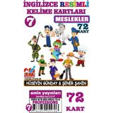 Emin Yayınları Meslekler - Ingilizce Resimli Kelime Kartları 7 - Hüseyin Günday
