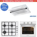 Eminçelik 1n Turbo Beyaz Ankastre Set (Ao 2160 Bp W60 + 31 221 Emaye K + As 1320 W60 Sürgülü Asp. )