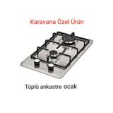 Eminçelik Karavan Ocağı Domino Inox Paslanmaz