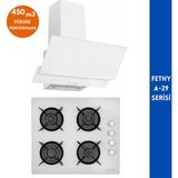 Eminçelik ve Afm Tech Markalı / FETHY-A29 / 2'li Ocak Davlumbaz Ankastre Set (12 226 + FM3301 )