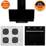 Eminçelik ve AFM TECH Markalı / Forza Dijital Turbolu Ankastre Set (12 226 + FM7700 + FM3250)