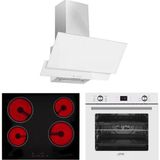 Eminçelik ve Afm Tech Markalı / Royaline Elektrik Vitro. Ankastre Set ( Vc 640 + FM7701 + FM3301 ) - Siyah