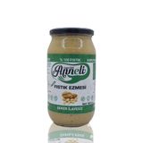 Emine türk anneli 1 Kg Fıstık Ezmesi Şekersiz Sade Annemeli Ile %100 Doğal %100 Fıstık Cam Kavanoz