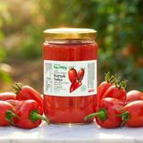 Emine'nin Köy Mutfağı Odun Ateşinde Domates & Biber Salçası (660ml) 650g Karışık Salça - 660 gr