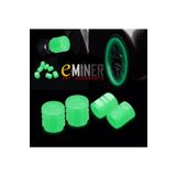 EMİNER ® 4 adet Fosforlu Gece Parlayan Sibop Kapağı