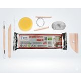 Eminiş Seramik Başlangıç Seti 8 Parça ve 1 kg Beyaz Kil Hamuru