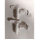 Eminsan 2 Adet - Plastik Musluk – 3/4” Dişli (Bahçe & Sulama Musluğu)