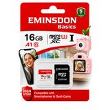 EMiNSDON 16GB Hafıza Kartı Mini Çocuk Kamera Dijital Retro Kamera Telefon Uyumlu Micro SD Class10