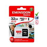 EMiNSDON 32GB Hafıza Kartı Mini Kamera Ev Araç Güvenlik Kamerası Uyumlu Telefon Micro SD Class10
