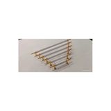 Emir 1 Ad. Beyaz-Altın 160 Mm Metal Vidalı Kulpdolap,Şifonyer,Ünite,Komidin,Mutfak Dolabı,Vestiyer