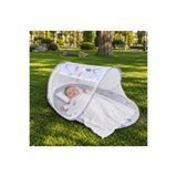 emir baby Katlanabilir Bebek Sineklikli Oyun ve Uyku Matı 110x65x50 cm – Taşınabilir Bebek Koruma Çadırı
