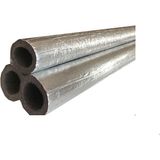 Emirhan Nalbur Alüminyum Kaplı Izolasyon Borusu Polietilen Boru Yalıtım Kılıfı Köpüğü 28 mm (2 Metre)