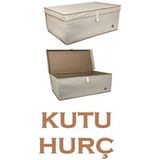 Emirler Family Textile Kapaklı Kutu Hurç Mega Boy 70*40*30* Çok Amaçlı Kutu Hurç - Kahverengi - 1 Parça