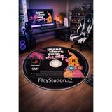 Emiroğlu GTA Vice City Oyun CD’si Şeklinde Yıkanabilir Gamer Halı–Kaymaz Taban, Süngerli Yüzey,Dijital Baskı