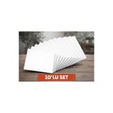 EMİZEY 10 ADET MDF BEYAZ PASTA ALTLIĞI 35X35 CM