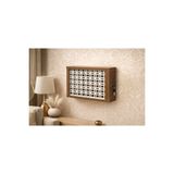 EMİZEY DEKORATİF KİLİTLİ DUVARA ASILABİLİR SİGORTA VE MODEM WİFİ SAKLAMA KUTUSU 30X40 DERİNLİK 11CM