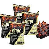 EMK Briket Mangal Kömürü, Tek Kibritle Yanan, 1,8 kg, 4 Adet