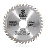 Emka 115 mm 40 Diş Ahşep Kesme Sunta Testeresi