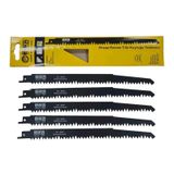 Emka 5 Adet 240mm/5.0mm Ahşap Kesme Tilki Kuyruğu Testeresi