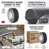 EMKA Anti Kayma Bandı, 50mm x 9.14m, Kaydırmaz Yüzey Güvenlik Şeridi