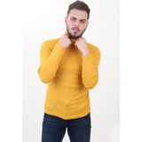 Emka Giyim Likralı Tam Balıkçı Yaka Boğazlı Kazak - Standart - Sarı