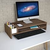 Emkawood Sally Monitör Yükseltici Çırağan Raf