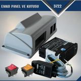 Emko 3722 Isı-Nem-Motor Çevirme Cihazı ( 2 Işıklı Anahtar Ve Panel Kutulu)
