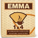 Emma Kahve Filtre Kağıdı No:4 40'lı - Kağıt Filtre - 40 Adet