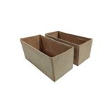 Emma Oliwia 2'li Medium Çekmece İçi Düzenleyici Organizer Set - Çok Amaçlı Dolap İçi Kutu Seti ( 28*13*13 )