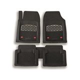 Emn Safir 3D Krom Karbon Paspas Toyota Yaris 2005 2013 İçin Uyumlu ve Dayanıklı - Siyah