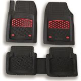 Emn Safir Fiat Palio 2005 Sonrası Krom Kırmızı 3D Paspas