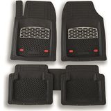 Emn Safir Opel Combo C 2001 2011 Krom Karbon 3D Paspas - Siyah - Gri