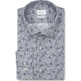 Emnana Çiçekli Desenli Regular Fit Print Gömlek - 41 - Lacivert