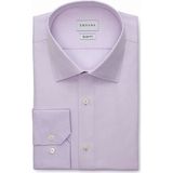 Emnana Lila Premium Twill Slim Fit Gömlek - 45 - Eflatun