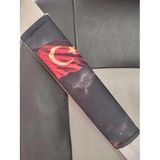 Emniyet Kemeri Kılıfı, Dijital Türk Bayrağı Baskılı, 26 cm, Yumuşak Voleur Kumaş, 4 MM Süngerli, Premium, 2 Adet