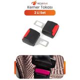 Emniyet Kemeri Yükseltme Aparatı 2’Li Set Universal Metal Uç