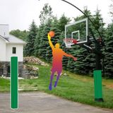 Emniyetli Basketbol Koruma Pedleri için Yastıklı Direk Koruyucu Kılıflar Köpük Kapak Emniyet Pedlerinin Etrafına Sarılır, Basketbol Çember Dolgusu - Kare Metal Direkler için Koruyucu Sarma, Carports