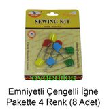 Emniyetli Çengelli İğne (8 Adet)