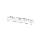 Emofom Haftalık Ilaç Kutusu 7 Bölmeli Ilaç Kabı Hap Saklama Kabı (3,5 X 17 X 2,5 CM)