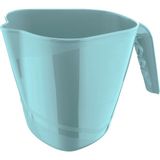 Emofom Maşrapa 1200 ml Tuvalet Maşrapası Kovası - 1,2 lt - Turkuaz