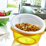 Emofom Süzgeçli Kap 4200 ml Badyalı Süzgeç & Makarna Süzgeci & Sebze Meyve Yıkama Süzme Kabı
