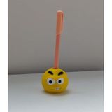 Emoji Pen Holder - Eğlenceli İfade Tasarımlı Masaüstü Kalemlik ve Düzenleyici - Renkli Ofis Aksesuarı, Makyaj Fırçası Standı ve Çocuk Odası Dekoratif Hediye