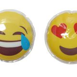 Emoji Şekilli Cep Sobası,el Isıtıcı,2 Adet Sıcak Su Torbası Pvc 9cm